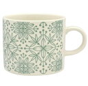 Mozaik 井澤コーポレーション a cup of happiness. フラワーモザイク マグ GR サイズ:約W8.9 H7.7 115582
