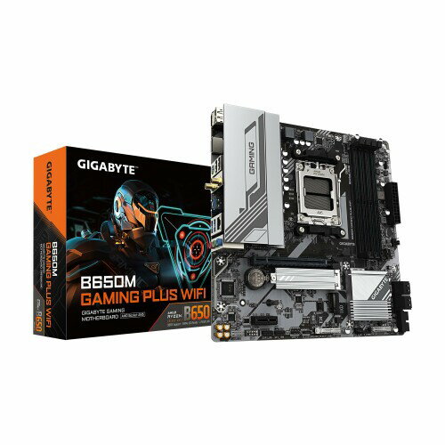 GIGABYTE B650M GAMING PLUS WIFI AMD Ryzen 9000/8000/7000シリーズプロセッサー対応 Socket AM5 Micro-ATX マザーボード MB6616