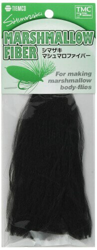 ティムコ(TIEMCO) フライマテリアル シマザキ マシュマロファイバー ブラック #10 66542001010 10 ブラック
