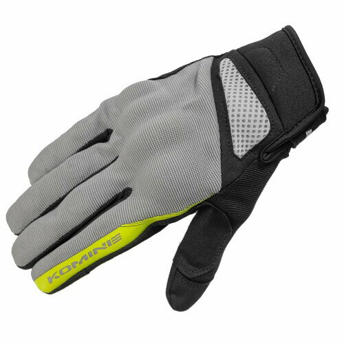 コミネ(KOMINE) バイク用 グローブ GK-1633 3D プロテクトメッシュグローブ Gunmetal XL