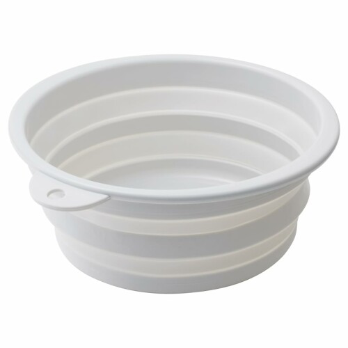 伊勢藤(ISETO) たらい ソフトタブ グレー 12L 幅40.5×奥行42.6×高さ4.5~16.5cm 日本製 折りたたみ 耐熱..