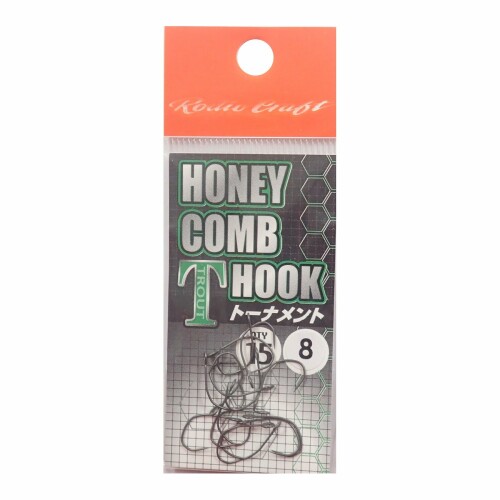 Rodiocraft(ロデオクラフト) ハニカムTフックトーナメント 15本入 #8(フッ素)