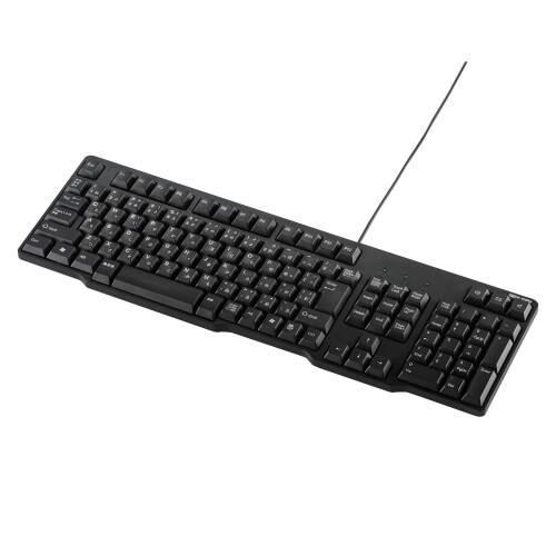 サンワサプライ PS/2コネクタキーボード(ブラック) SKB-L1BKN ケーブル長:約1.4m サンワサプライ PS/2コネクタキーボード(ブラック) SKB-L1BKN ケーブル長:約1.4m