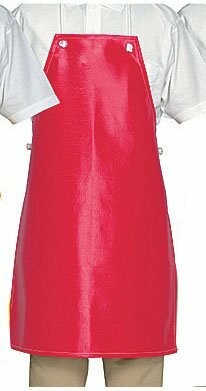 ジンナイ シャバルバ 6650レザーエプロン アカ ビニールレザー0.65mm厚 日本 SEPA102