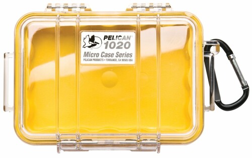 PELICAN マイクロケース 1020 黄 173×121×54 1020Y