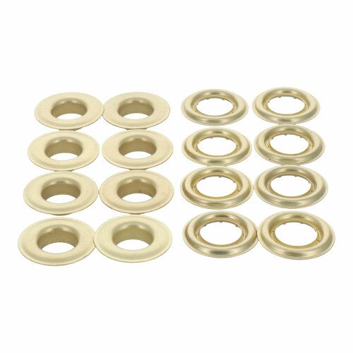 三共コーポレーション ハトメ一撃 専用 ハトメ玉 11.5mm ゴールド(8組入) NO.2800