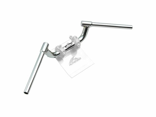 ハリケーン(HURRICANE) FATコンドル (専用ハンドル) スチール製 クロームメッキ スイッチ穴加工済み XSR900 HB0295C-10