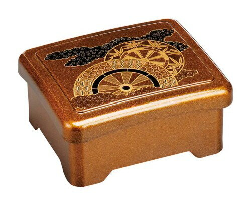 福井クラフト 内隅丸光月 丼重 御所車内朱 51019790