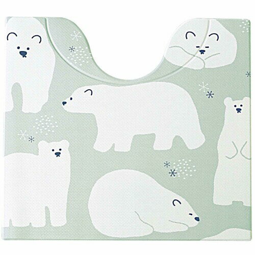 オカトー スキマにピタっ 拭ける PVC トイレマット 汚れてもサッと拭くだけ 抗菌 防臭 撥水 幅60×奥行5..