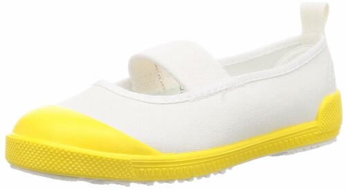 (ムーンスター) 上履き 日本製 撥水 バレー Tefカラー キッズ イエロー 14.0 cm 2E