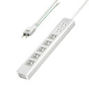 サンワサプライ 抜け止めシャッタータップ(3P・7個口・2m) TAP-F37SH-2KS