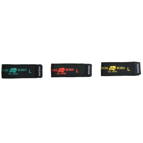 マズメ(Mazume) スプールベルト MZAS-675-01 3色セットLサイズ 3色セット (レッド、イエロー、グリーン)