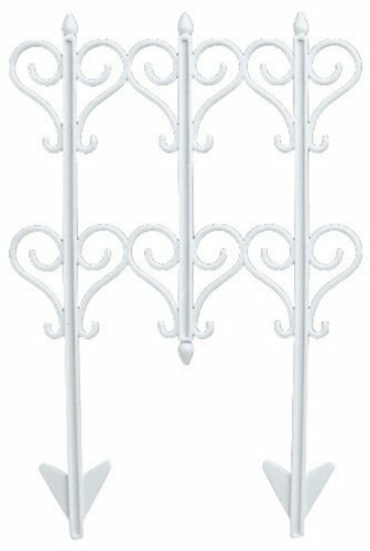 リッチェル ガーデンフェンス ロイヤル (小) 152×9×250H ホワイト