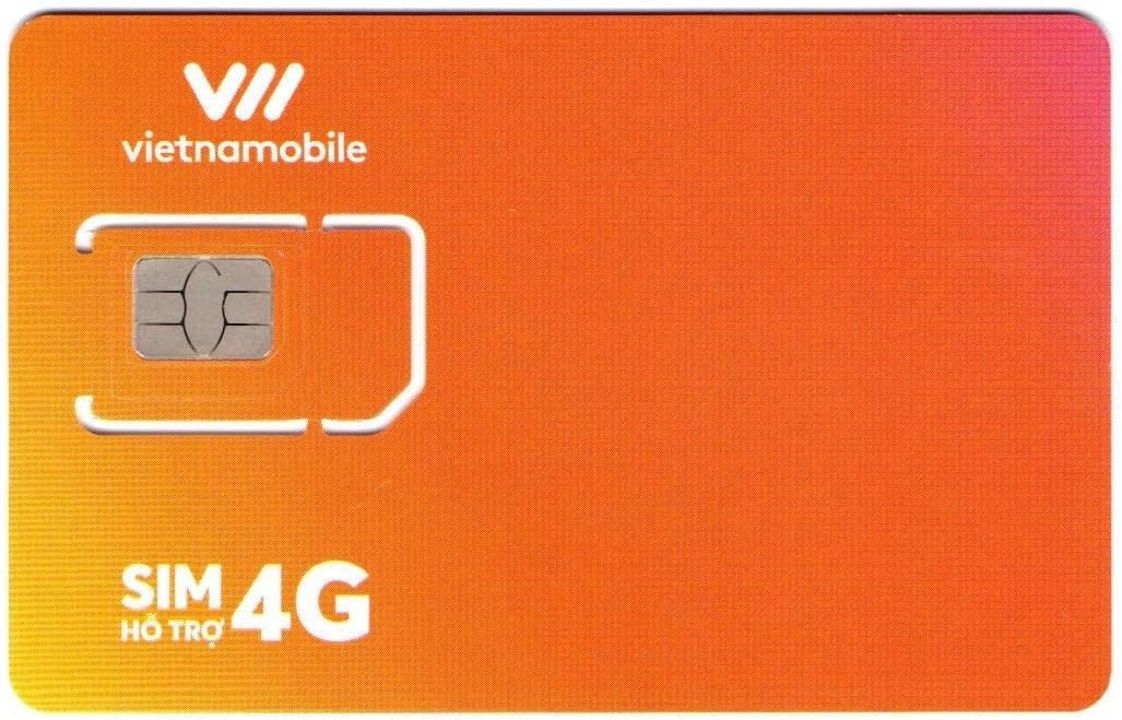 【Almond sim】Vietnamobile ベトナムプリペイドSIM 4G・3G 20日利用 データ容量80GB