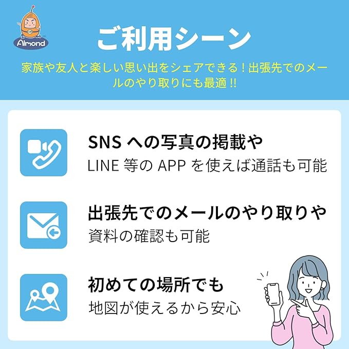【Almond SIM】東南アジア SIMカード シンガポール マレーシア タイ インドネシア ...