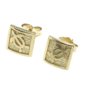 ハワイアンジュエリー ピアス イヤリング 14k イエローゴールド レイズドホヌピアス メンズ レディース ゴールド