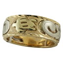 ハワイアンジュエリー リング ゴールドリング 3カラーホヌプルメリアリング メンズ レディース 指輪 刻印 ハワイ製 14k ゴールド ホヌ プルメリア 2号-...