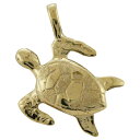 ハワイアンジュエリー ネックレス ペンダント トップ 14K ゴールド リアルホヌトップ1 メンズ レディース ホヌ 海亀 ハワイ製