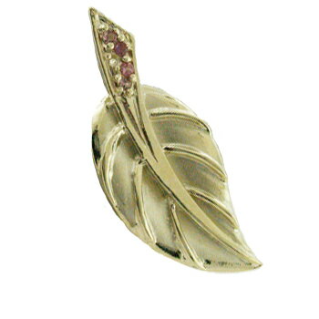 ハワイアンジュエリー ネックレス ペンダント トップ 14K ゴールド ティーリーフトップ メンズ レディース ダイヤモンド 天然石 ハワイ製