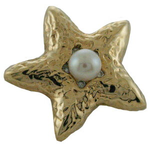 ハワイアンジュエリー ネックレス ペンダント トップ 14K ゴールド スターフィッシュパールダイヤモンドトップ レディース ヒトデ ダイヤモンド パール ハワ...