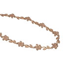 ハワイアンジュエリー ブレスレット 14K ピンクゴールド プルメリア&リーフブレスレット レディース ゴールド