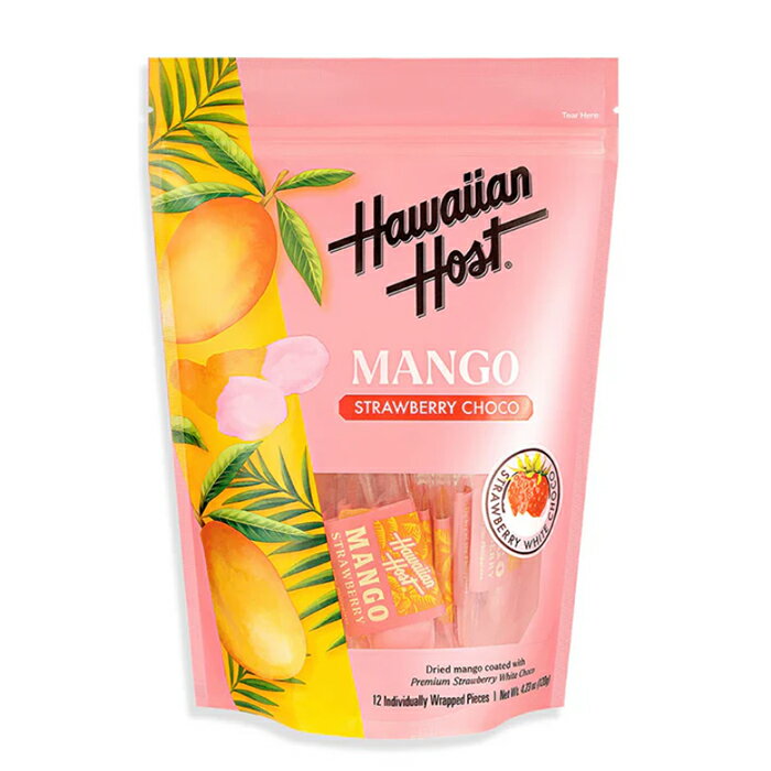 マカダミアナッツチョコレート ハワイアンホースト ドライマンゴーストロベリー味(12枚)