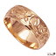 ハワイアンジュエリー リング 指輪 オーダーメイド お手軽な1.25mm厚 幅8mm 14K ゴールド ピンクゴールド バレルリング ハワイ製 手彫りリング メンズ レディース 結婚指輪 マリッジリング ウェディングリング 2号-28号