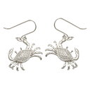 ハワイアンジュエリー ピアス フックピアス イヤリング シルバー925 カニ クラブ ロジウムコーティング ジルコニア