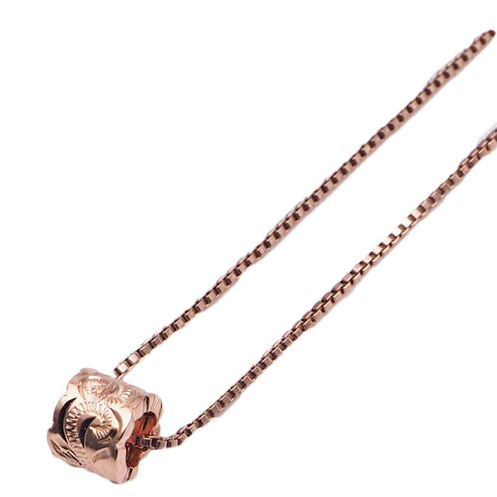 ハワイアンジュエリー ミニミニピンクゴールド コーティング シルバー スクロール カットアウト ヘヴィ..