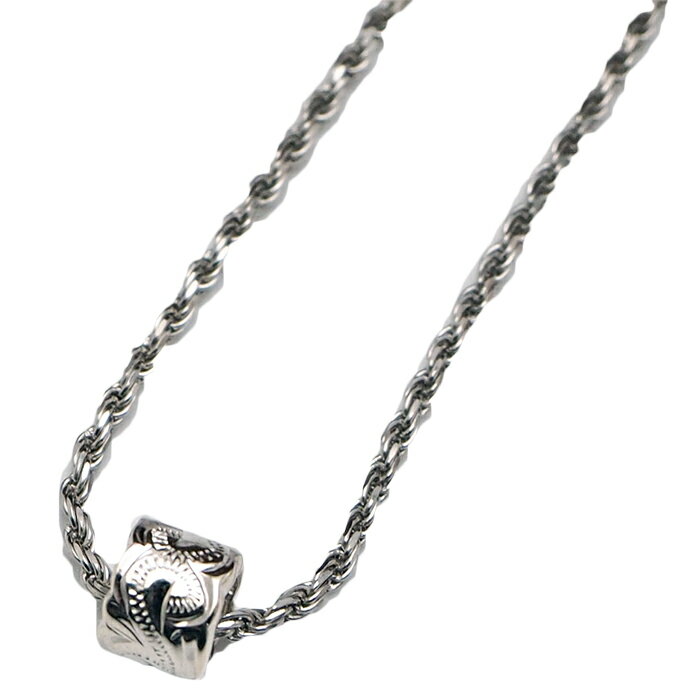 ハワイアンジュエリー ミニ シルバー スクロール カットアウト ヘヴィータル型 トップ