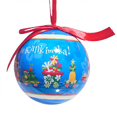 ハワイアン雑貨 ハワイ雑貨 クリスマス オーナメント ハワイアンクリスマスオーナメント メレカリキマカ サンタ アロハのサムネイル