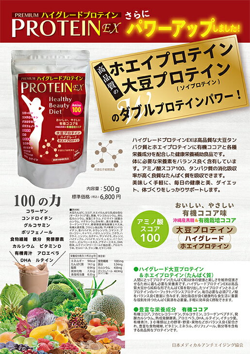 高品質プロテイン ★オールインワン60種類栄養成分 ココア★無添加 国内製造 高タン...