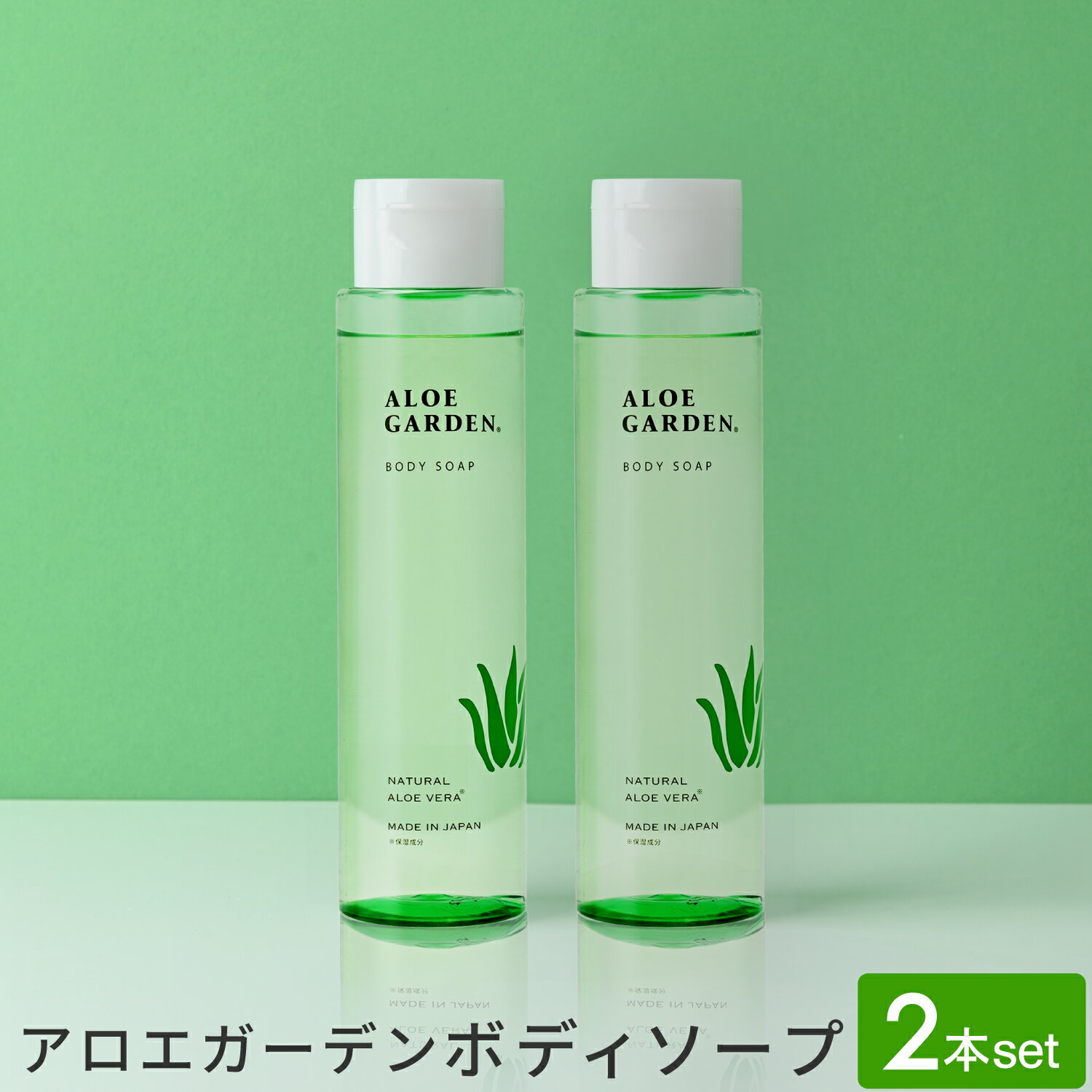 【公式】アロエガーデン ボディソープ 300mL【2本セット】（爽やか シトラスアロマの香り）＜小林製薬＞ 保湿成分 アロエエキス キメ細かい 濃密泡 うるおい 守り せっけん処方 もっちり 弾力泡 しっとりすべすべ アロエベラ 男性