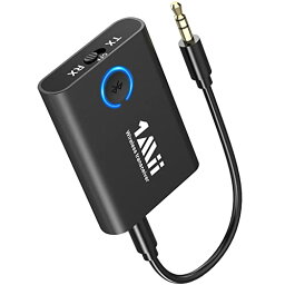 1Mii Bluetooth 5.3 トランスミッター レシーバー ブルートゥース 送信機 受信機 一台二役 2台同時接続 テレビ aptX Adaptive/aptX L