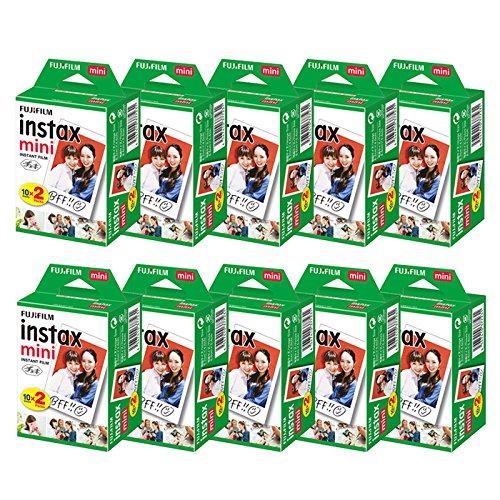 富士フィルム チェキフィルム instax mini 2パック品 JP2(20枚入り)×10個セット 200枚入