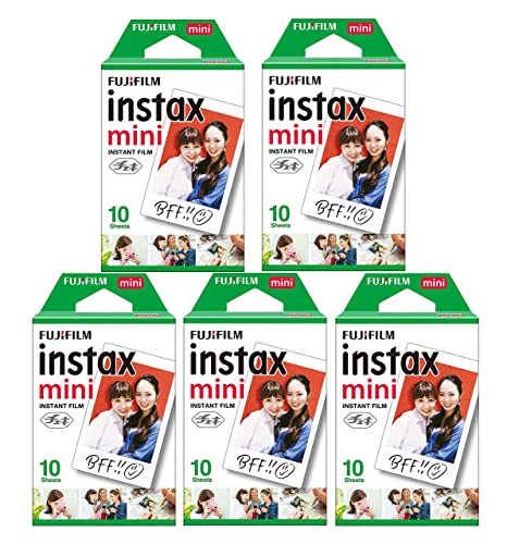 富士フイルム 5セット販売 FUJIFILM インスタントカメラ チェキ用フィルム 10枚入x5セット INSTAX MINI JP 1