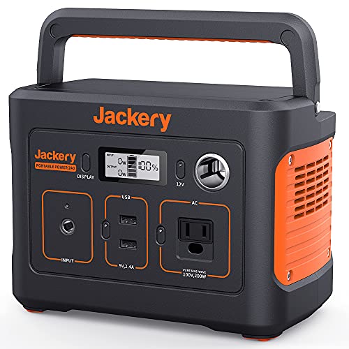 Jackery ポータブル電源 240 大容量 67200mAh/240Wh ポータブルバッテリー 節電 停電対策 家庭 アウトドア 両用 バックアップ電源 小