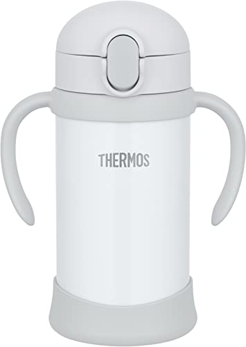 サーモス(THERMOS) まほうびんのベビーストローマグ FJL-350 グレー (GY) 350ml