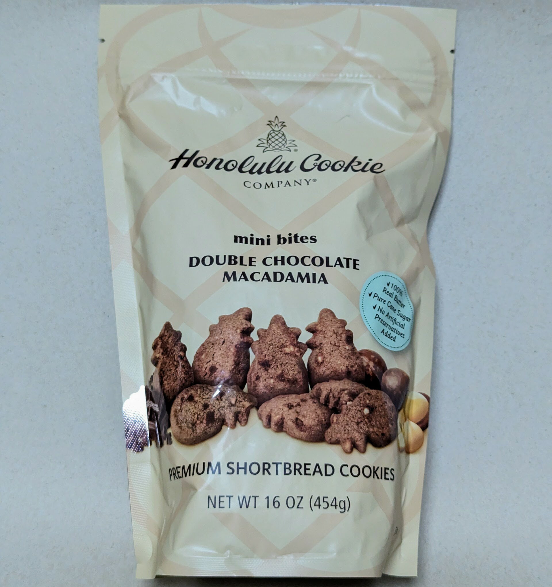 ホノルルクッキー ダブルチョコマカダミア 454g