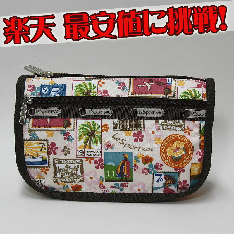 【7000円以上で送料無料！】レスポートサック バッグ LESPORTSAC レディースLei Aloha（レイアロハ）　トラベル コスメ ポーチ Lesportsac※北海道・九州は1万円以上で送料無料！（沖縄のぞく）