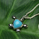 【8000円以上で送料無料!】ハワイアンジュエリー★ペンダント★ハート ホヌ(ターコイズ)※チェーン別売※北海道・九州は1万円以上で送料無料!(沖縄のぞく)