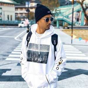 楽天ALOHACOCOalohacoco ocean unisex 【ホワイト】パーカーフード付きアメリカンスタイルプルオーバーパーカー男女兼用UNISEX送料無料予約商品パーカーコーデサーフ好き