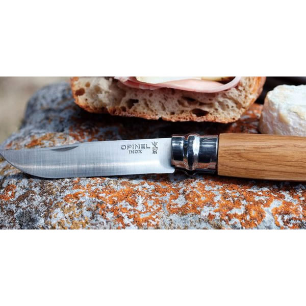 【18日最大P21倍】オピネル ステンレスナイフ OPINEL ステンレスチール #8 オーク...
