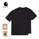 カーハート Tシャツ メンズ カーハート WIP 2パックTシャツ Carhartt WIP [ I029370 ] STANDARD CREW NECK TEE 半袖 2枚セットクルー メンズ ワークインプログレス [210405]