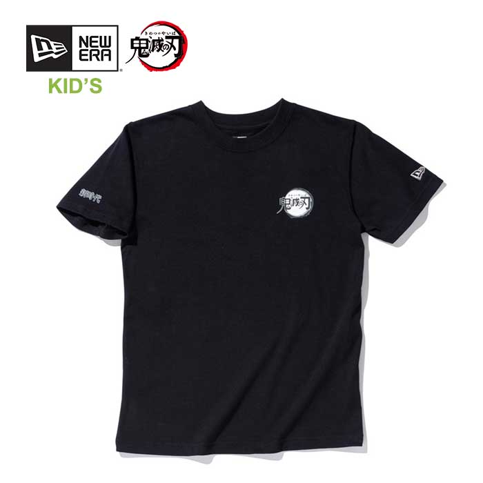 ニューエラ 鬼滅の刃 キッズ Tシャツ NEW ERA Youth 半袖 コットン Tシャツタイトルロゴ (12864344) 子供服 [メール便] [210826]【SPS06】