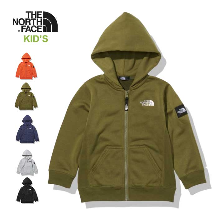 ノースフェイス キッズ パーカー THE NORTH FACE [ NTJ12116 ] SQUARE LOGO F/Z スクエアロゴフルジップ [210129]