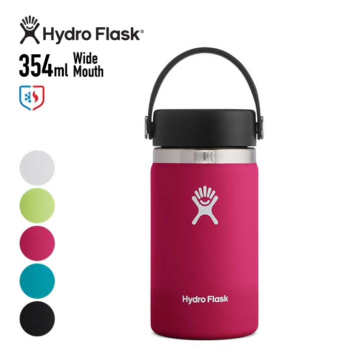 ハイドロフラスク 魔法瓶 タンブラー Hydro Flask HYDRATION Wide Mouth 12oz (354ml) 890014 Wide Mouth 保冷・保温 ステンレスボトル 水筒 キャンプ アウトドア [220308]