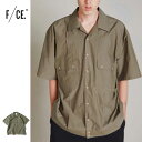 エフシーイー 開襟シャツ F/CE PINTUCK OVERSIZED SHIRT ピンタック オーバーサイズシャツ 半袖 メンズ [220329]【SPS12】