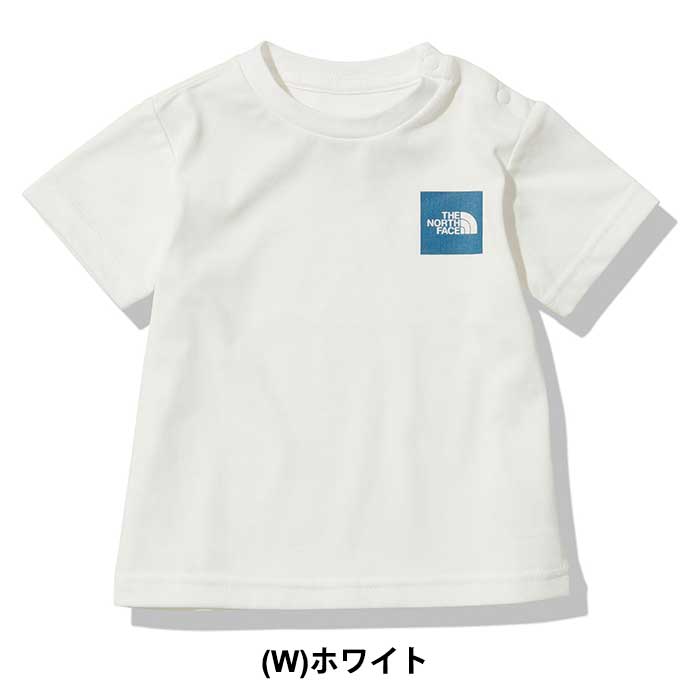 【9/4～楽天スーパーSALE!最大P42倍】ノースフェイス ベビー Tシャツ THE NORTH FACE [ NTB32251 ] B S/S S-SQU LOGO T スモールスクエアロゴティー キッズ 子供 赤ちゃん [メール便] [220411]