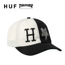 HUF ~ THRASHER nt XbV[ 6plLbv [ HT00696 ] THRASHER SPLIT SNAPBACK XibvobN Xq [220625]ySPS2403z